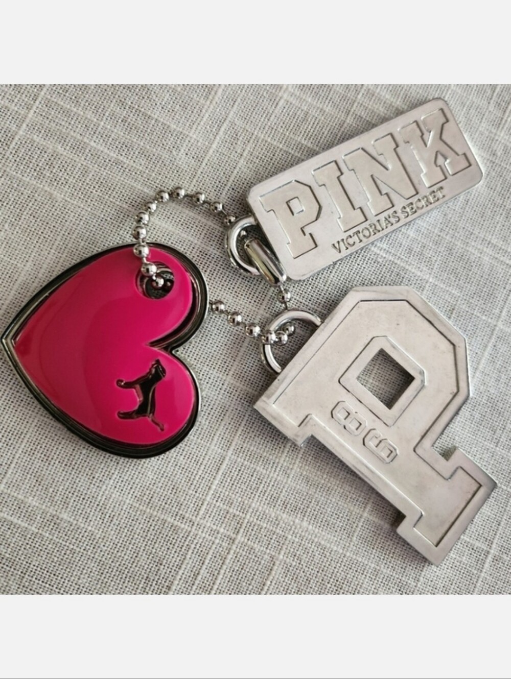 HARD TO FIND Pink VS 3 Piece Charms Set